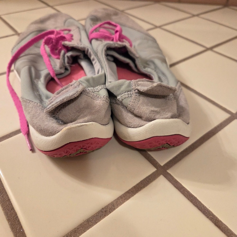 Merrell Drizzle Womens 9.5 Barefoot Minimalist Gray Pink Suede Sneaker J48936 - Picture 5 of 7